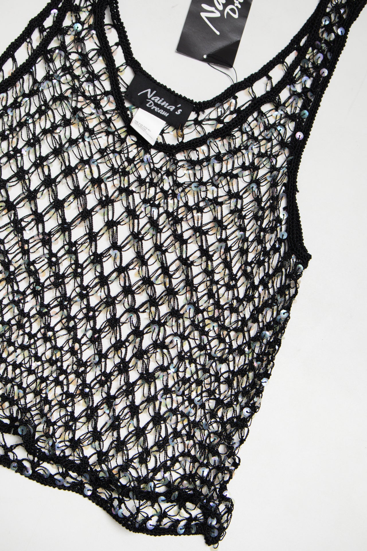 #47 Naina's Dream glitter crochet tank | c. 159 | size