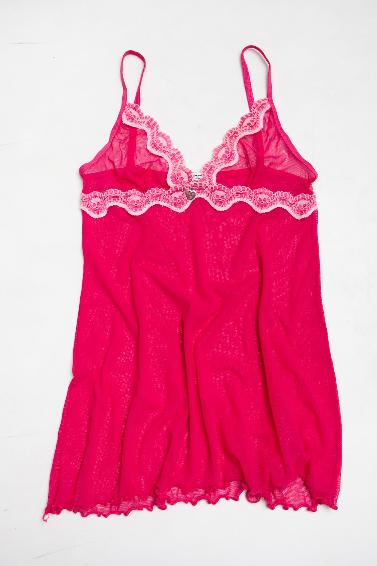 #56 U.S.A Playboy Intimates pink lace cami | c. 159 | size 6/8