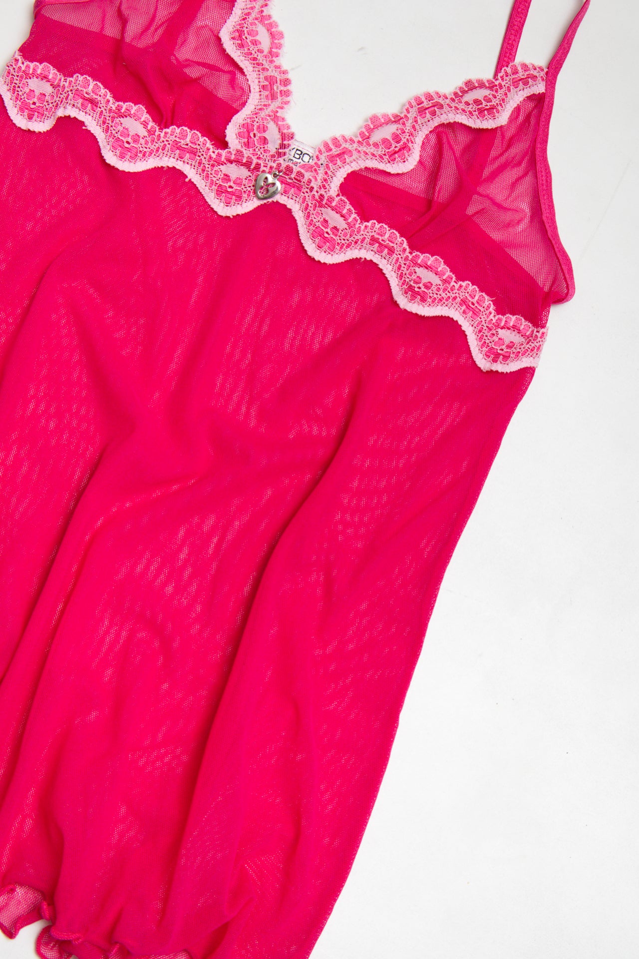 #56 U.S.A Playboy Intimates pink lace cami | c. 159 | size 6/8
