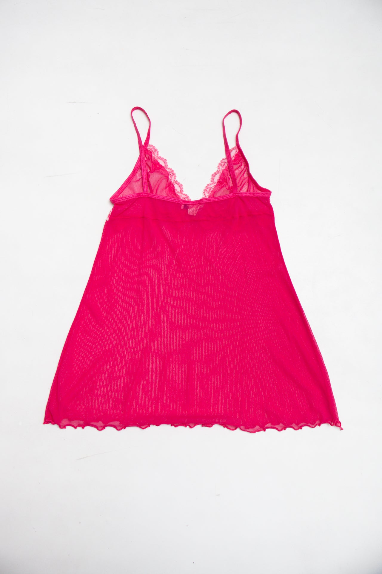 #56 U.S.A Playboy Intimates pink lace cami | c. 159 | size 6/8