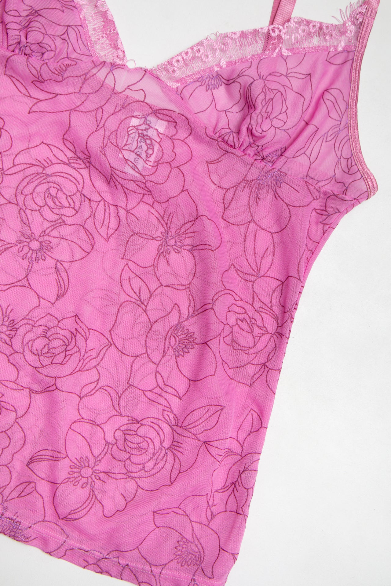 #74 Rampage pink floral print cami | c. 159 | size 8