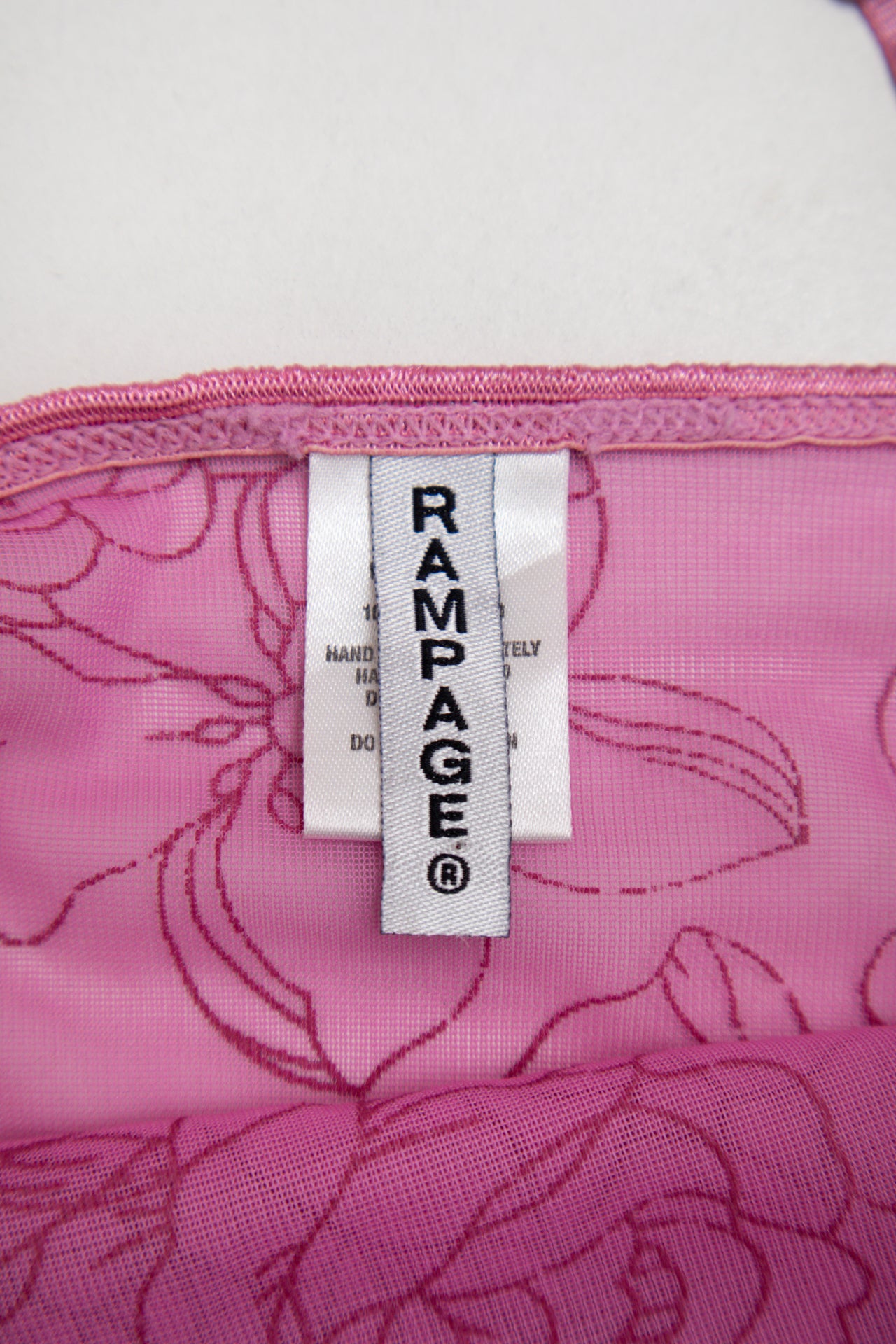#74 Rampage pink floral print cami | c. 159 | size 8