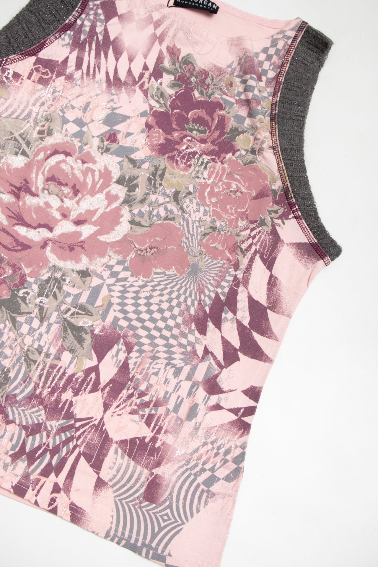 #78 Morgan De Toi pink floral tank | c. 159 | size 10