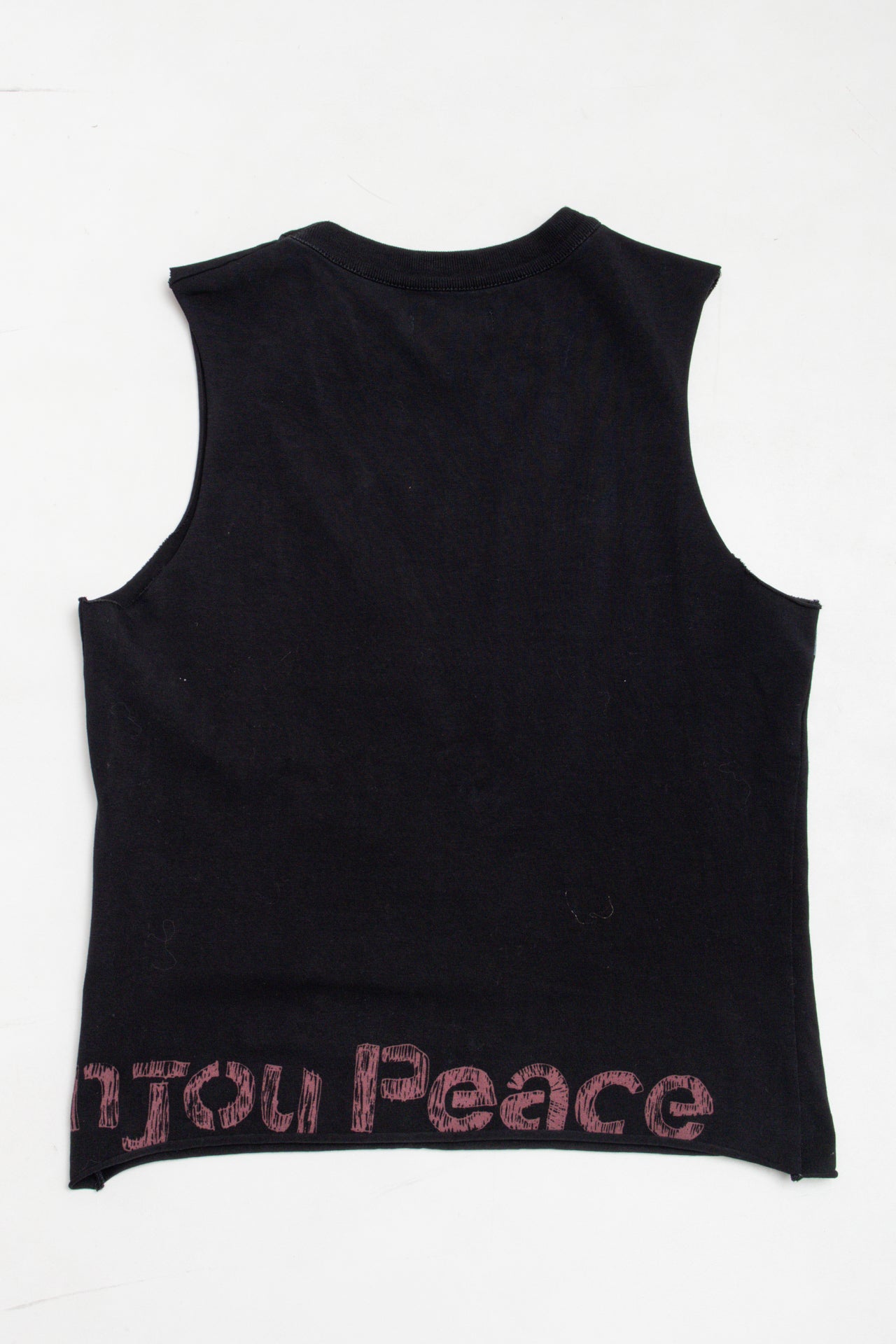 #81 Guess distress stitch Love tank | c. 159 | size 8