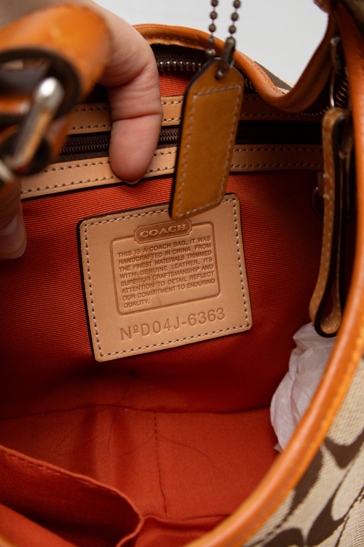 #211 Coach buckle tan hobo bag | C. 152