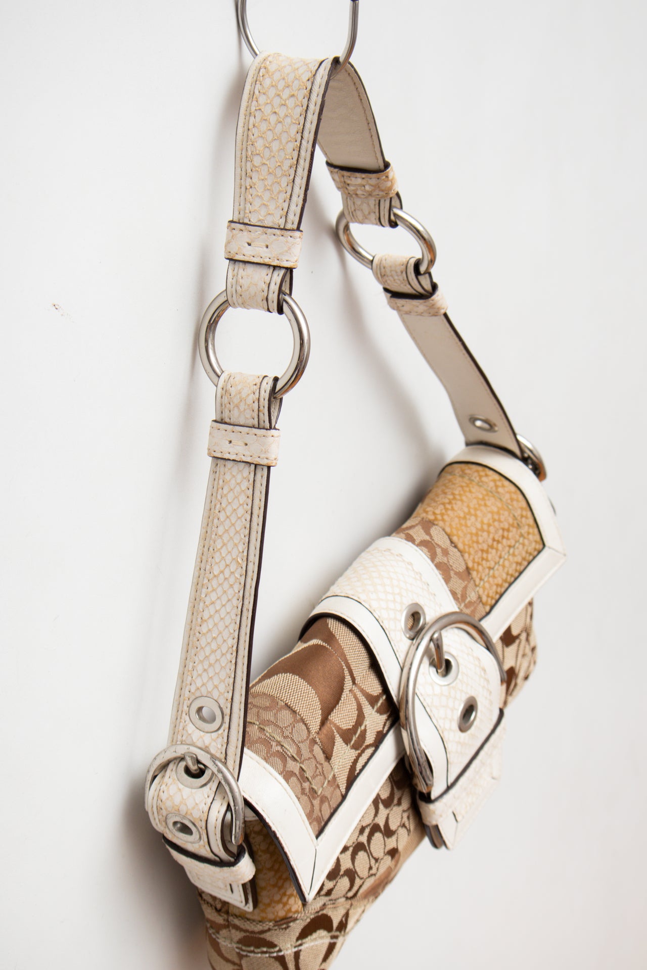 #212 Classic coach monogram buckle mini bag | C. 152