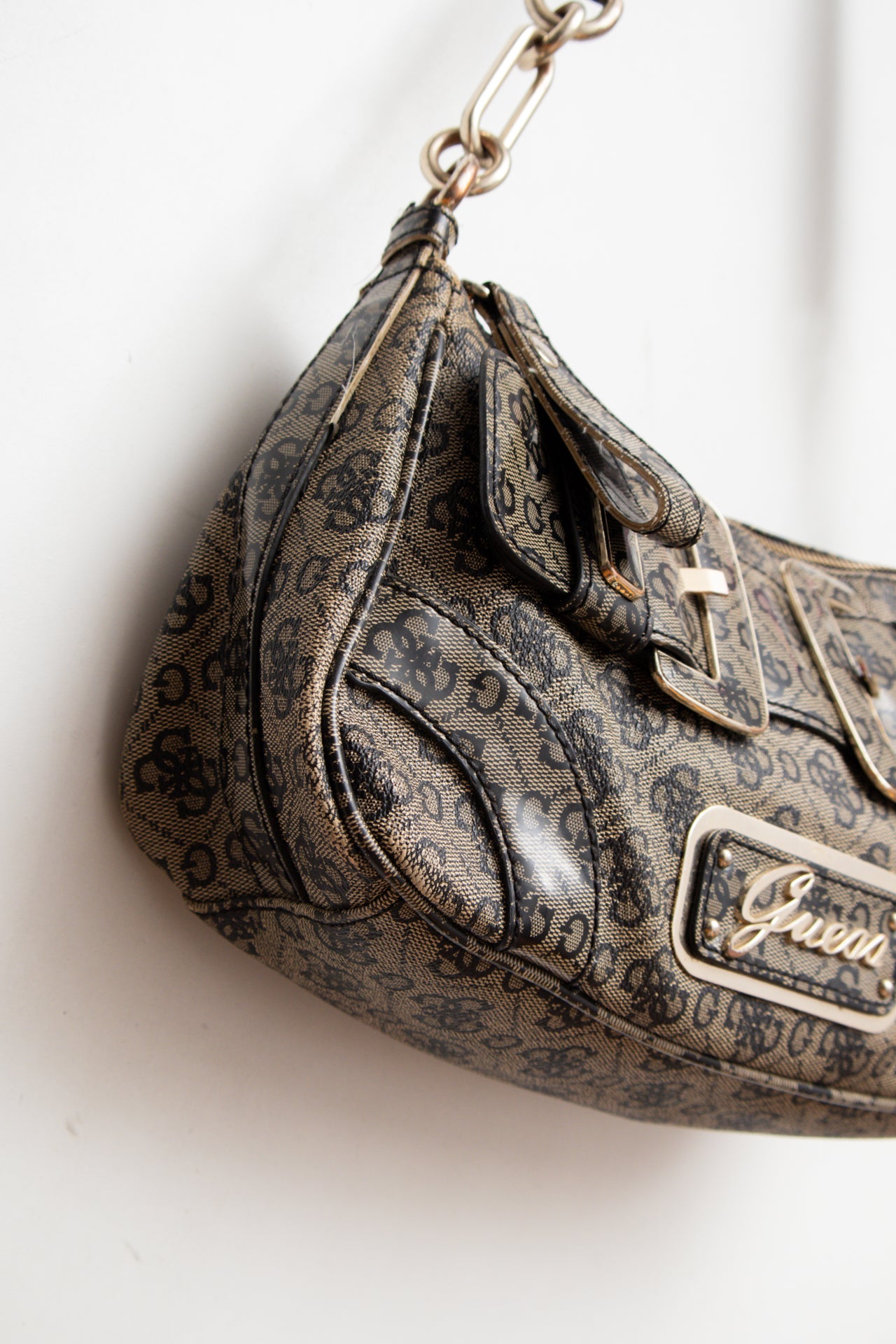 #207 Guess monogram buckle bag | C. 152