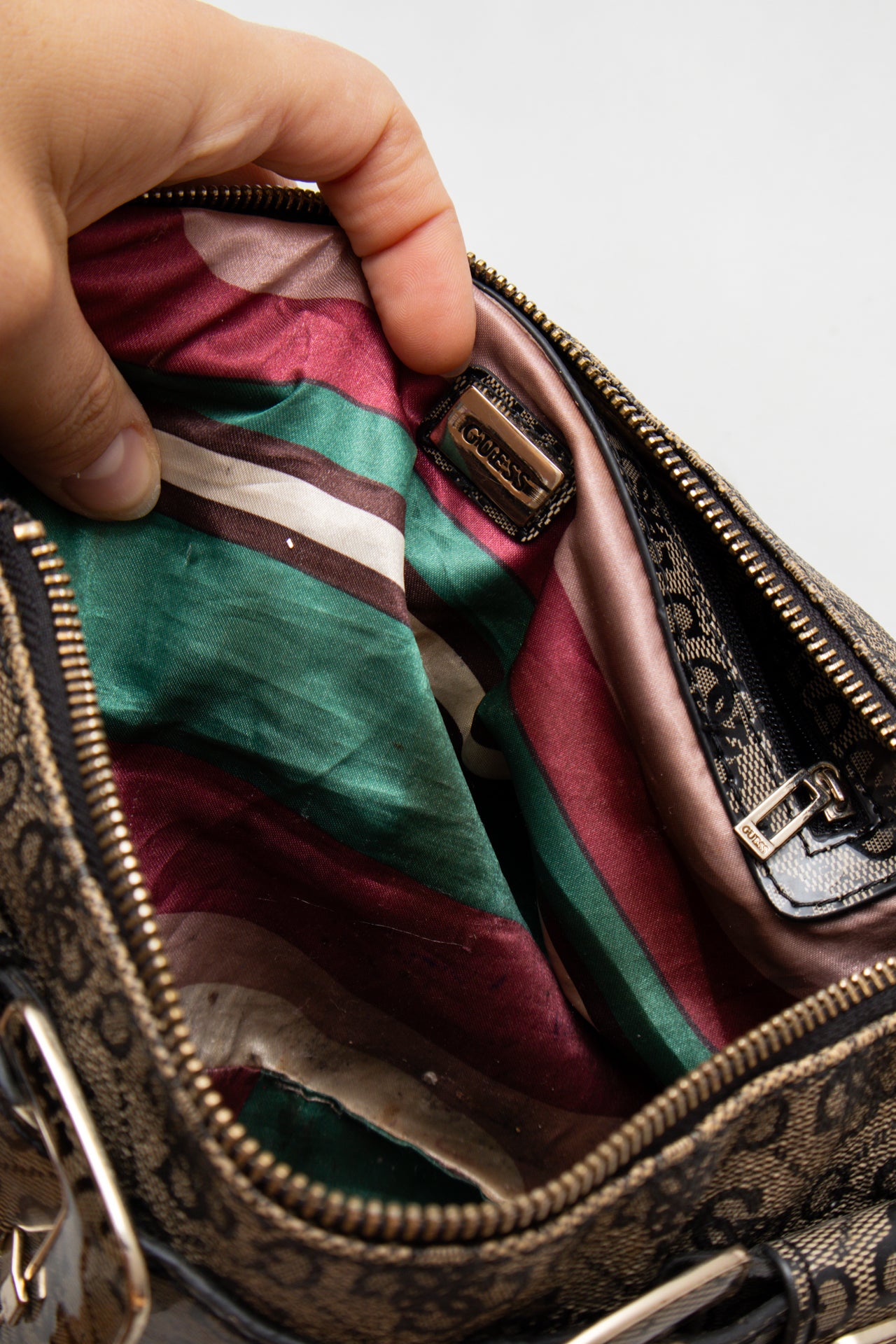#207 Guess monogram buckle bag | C. 152