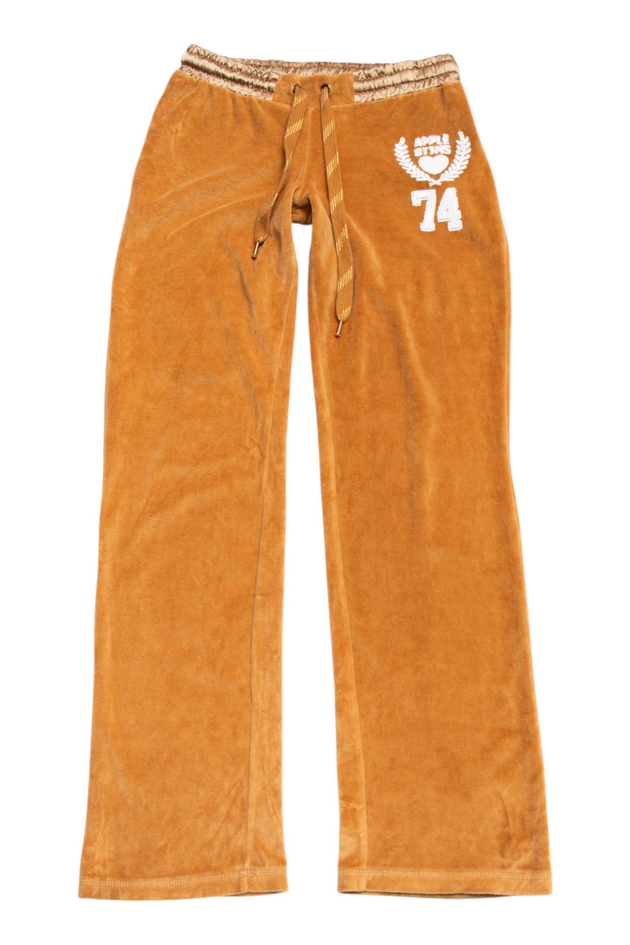 #180 Y2K Apple Bottoms velour pants w sequins | Size 6 | C. 152