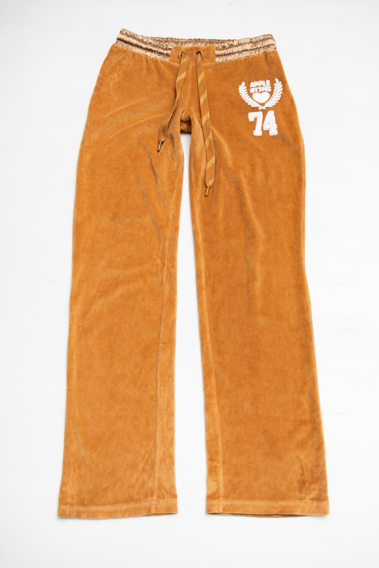 #180 Y2K Apple Bottoms velour pants w sequins | Size 6 | C. 152