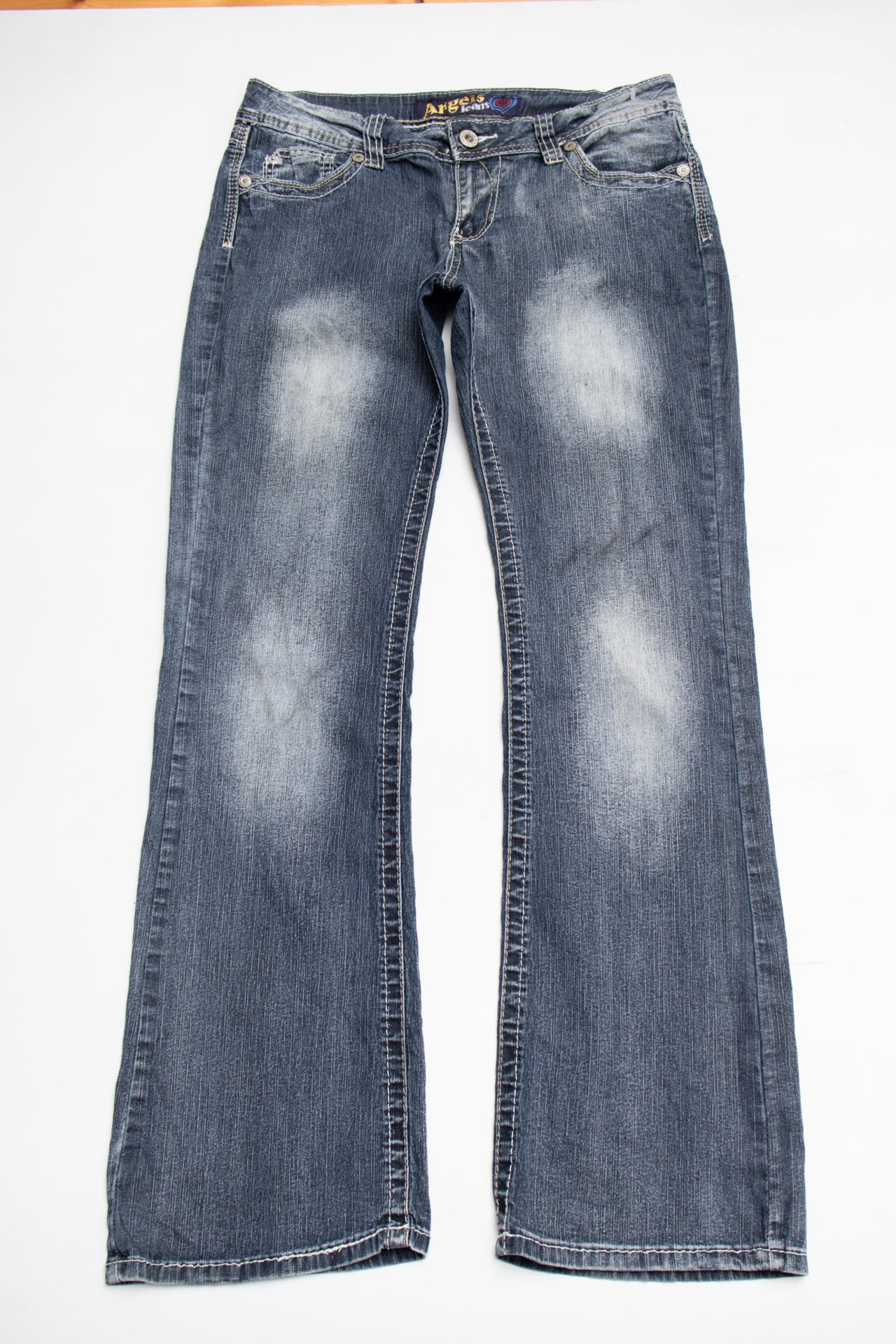 #183 Y2K Angels flared jeans | Size 12 | C. 152