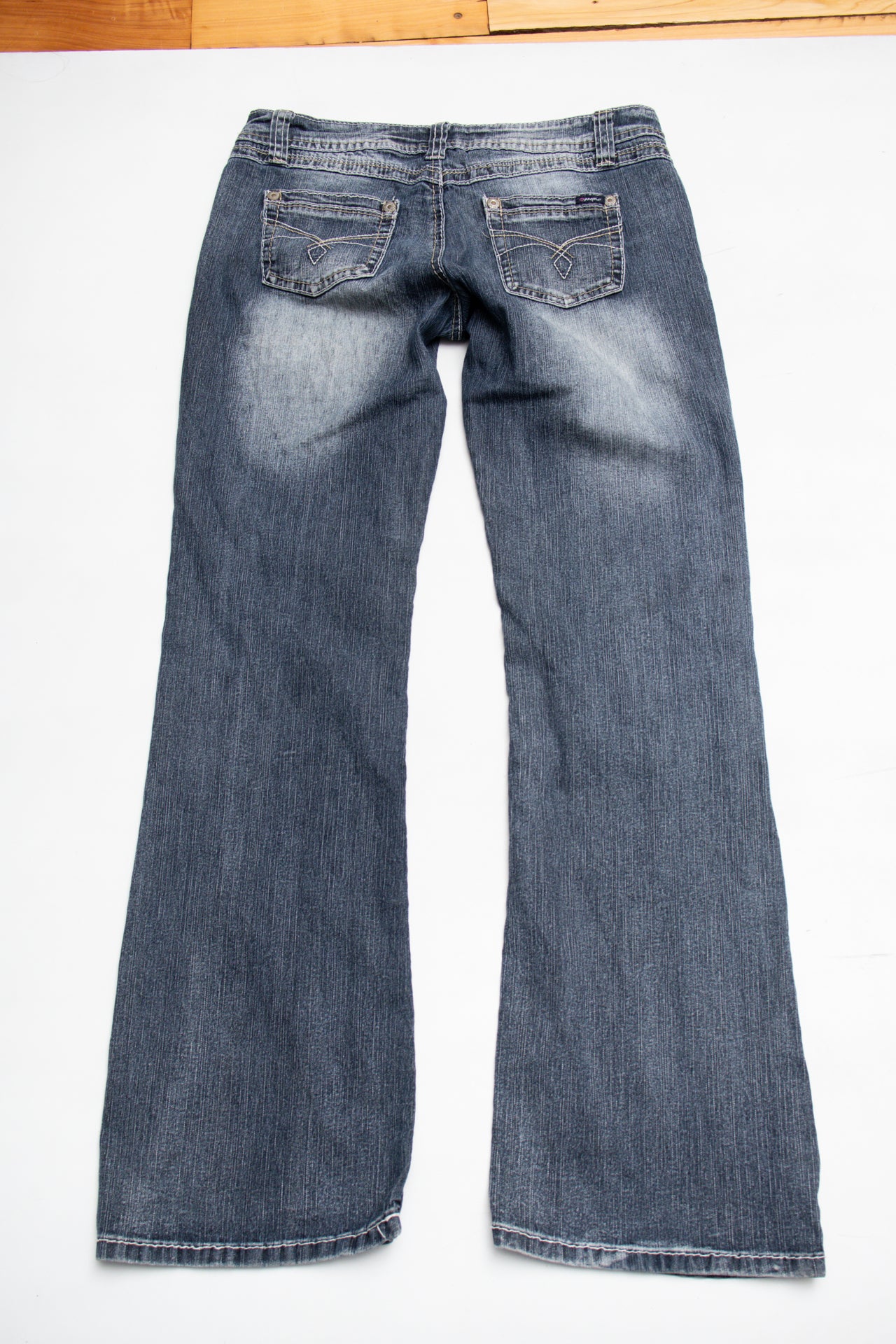#183 Y2K Angels flared jeans | Size 12 | C. 152