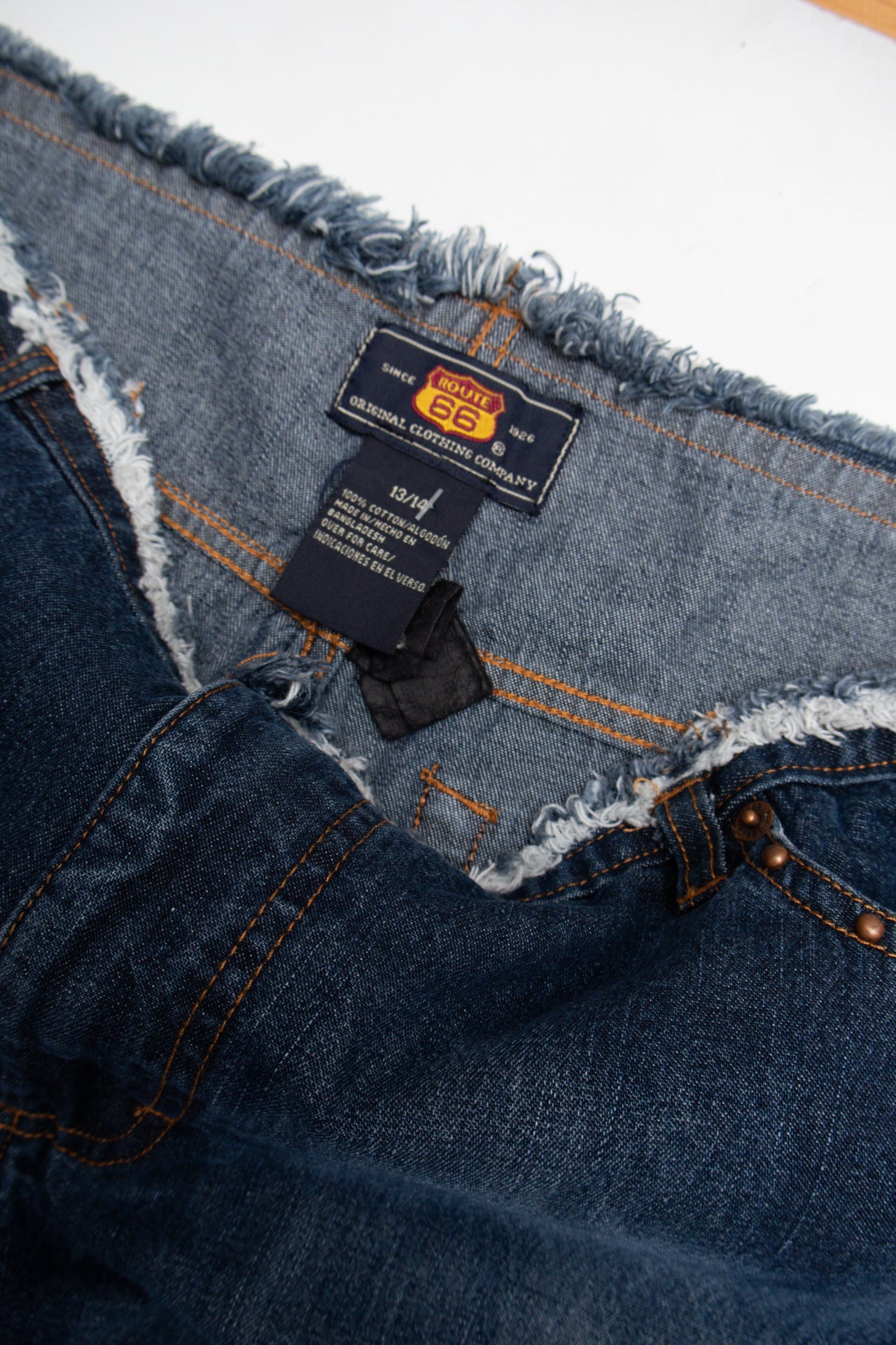 #186 Route 66 studded flared jeans | Size 16 | C. 152