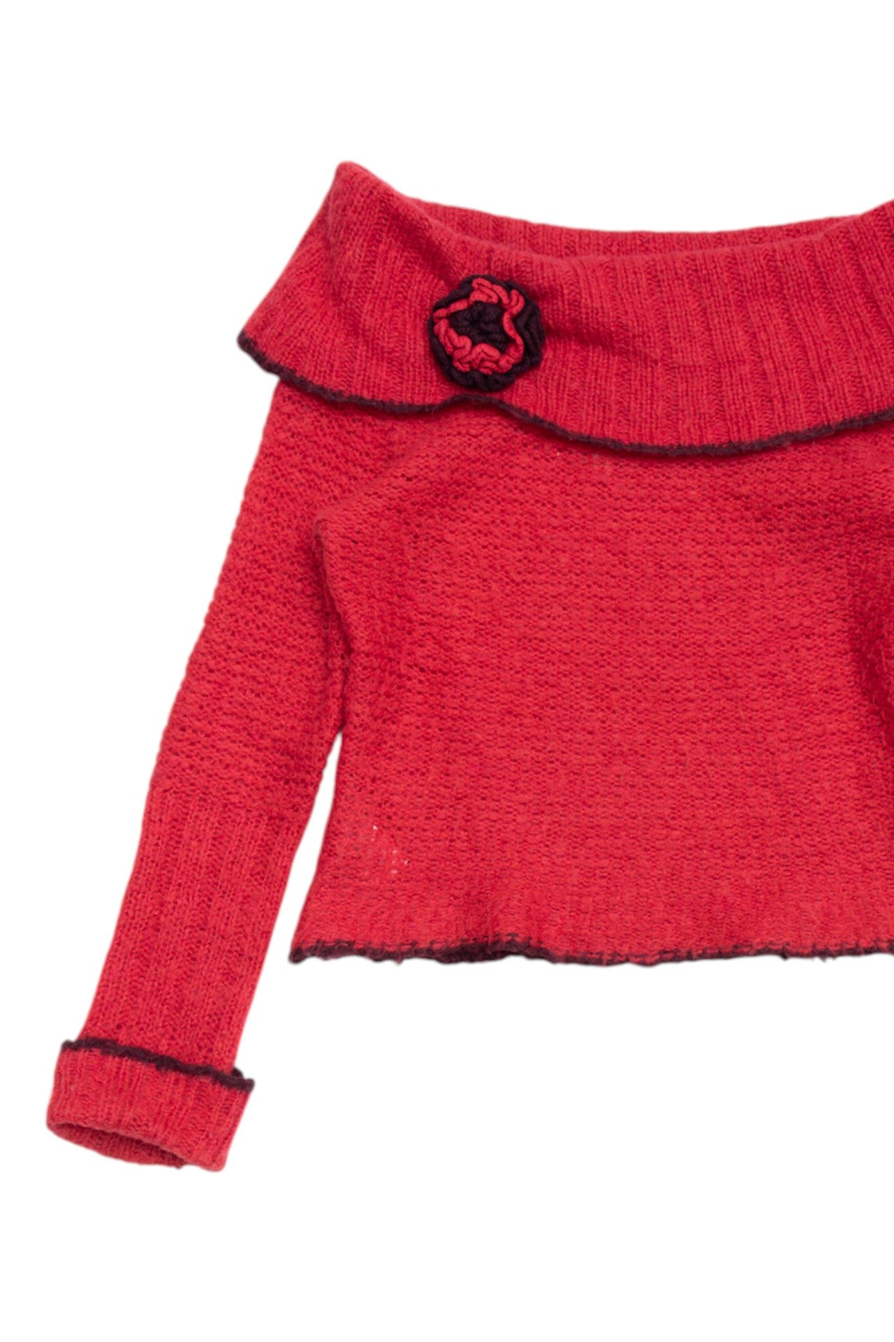 #157 Mng mohair off shoulder jumper | c. 159 | size 12