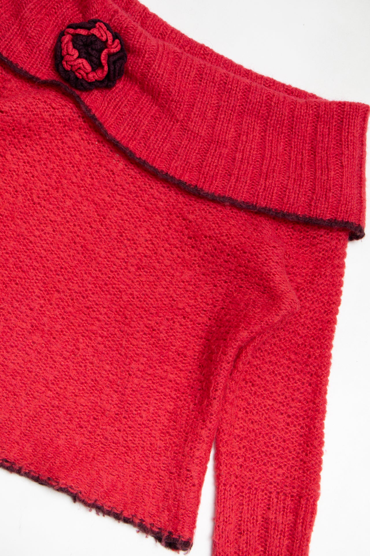 #157 Mng mohair off shoulder jumper | c. 159 | size 12