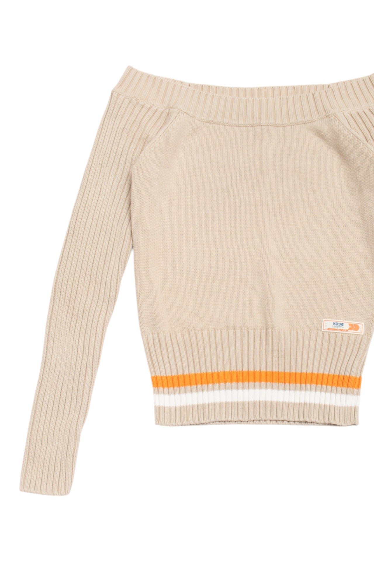 #166 XDYE cow neck neutral toned jersey | c. 159 | size 6