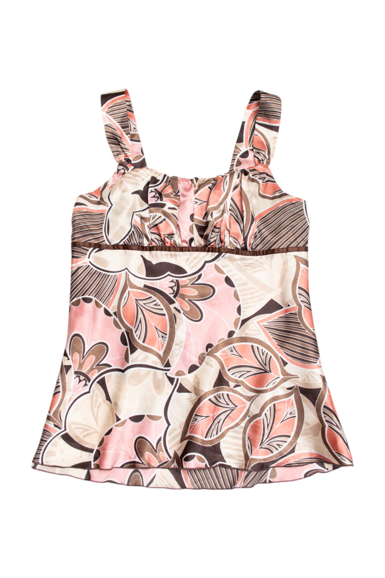#175 Byer California floral ruched chest top | c. 159 | size 10