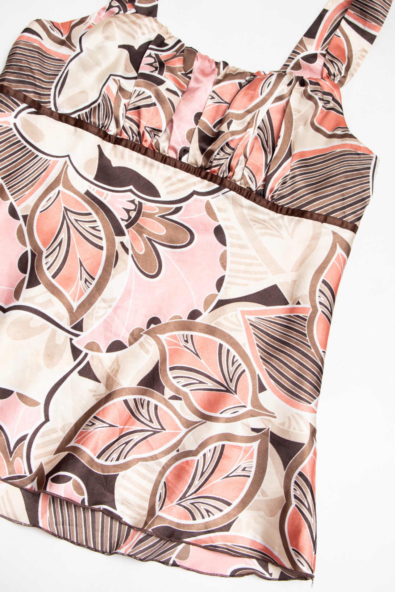 #175 Byer California floral ruched chest top | c. 159 | size 10