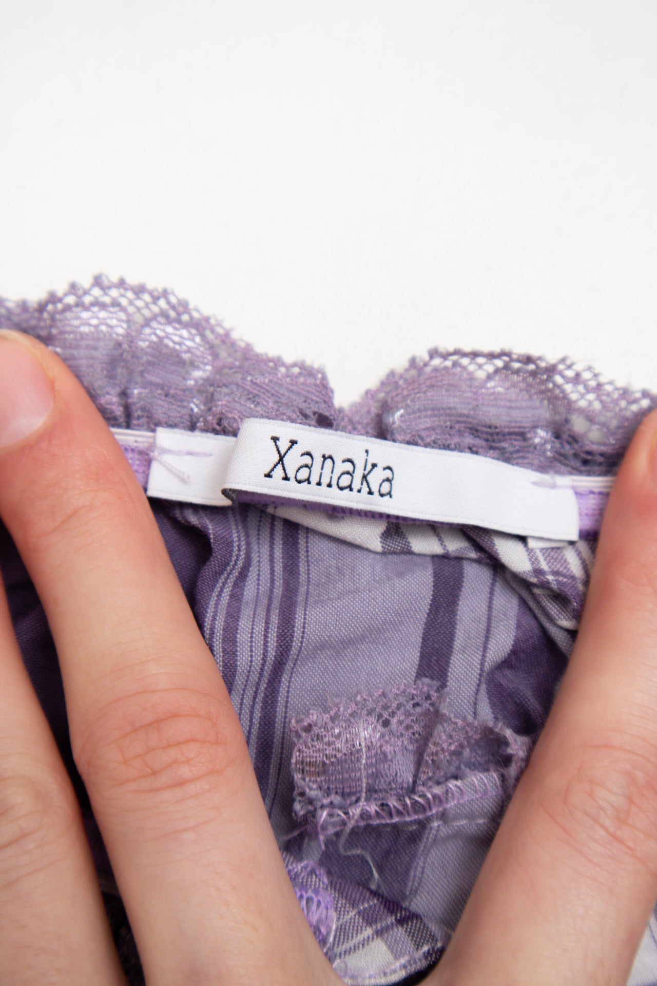 #185 Xanaka plaid cottage core top | c. 159 | size 12