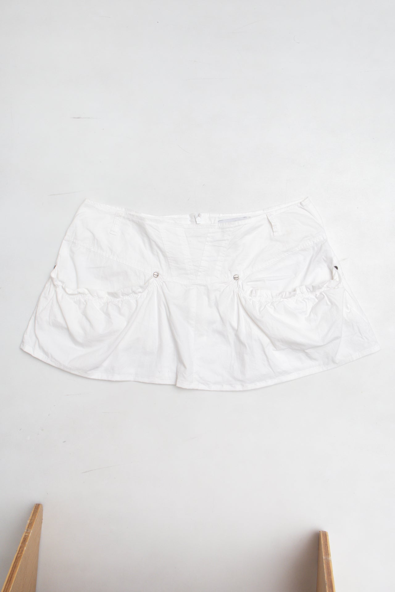 #78 Voodoo Pleated Puffy Mini Skirt | Size 12