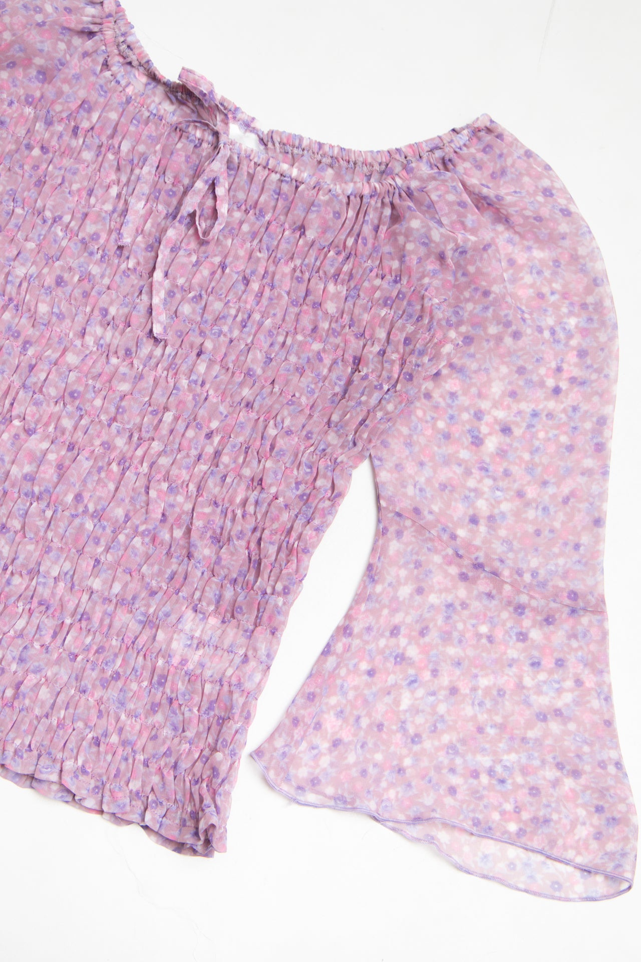 #189 Pimkie floral mesh fairy top | c. 159 | size 12