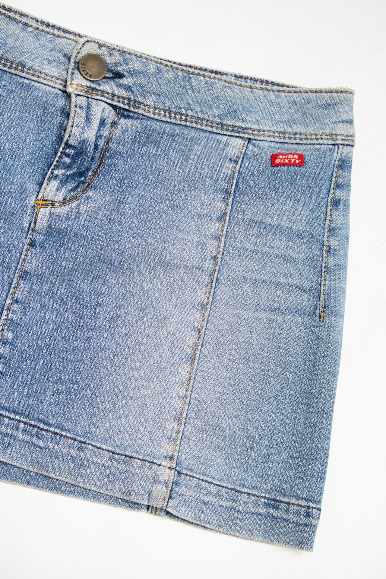 #214 Miss Sixty denim mini skirt | c. 159 | size 8