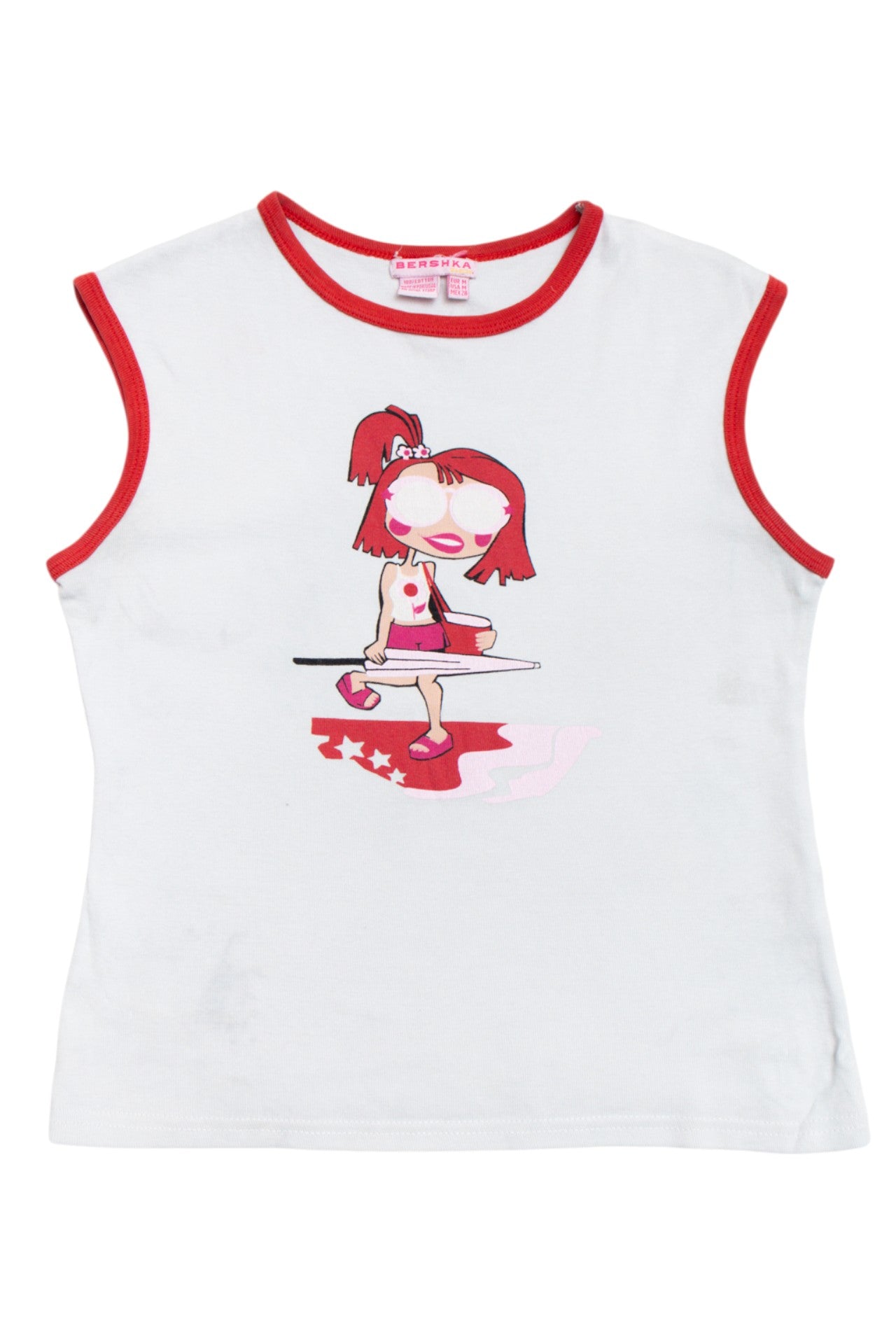 #221 Bershka umbrella girl tank | c. 159 | size 10