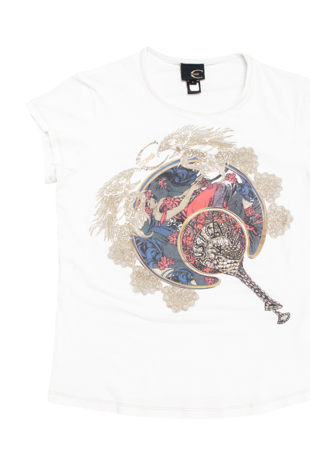 #222 Just Cavalli dragon tee | c. 159 | size 12