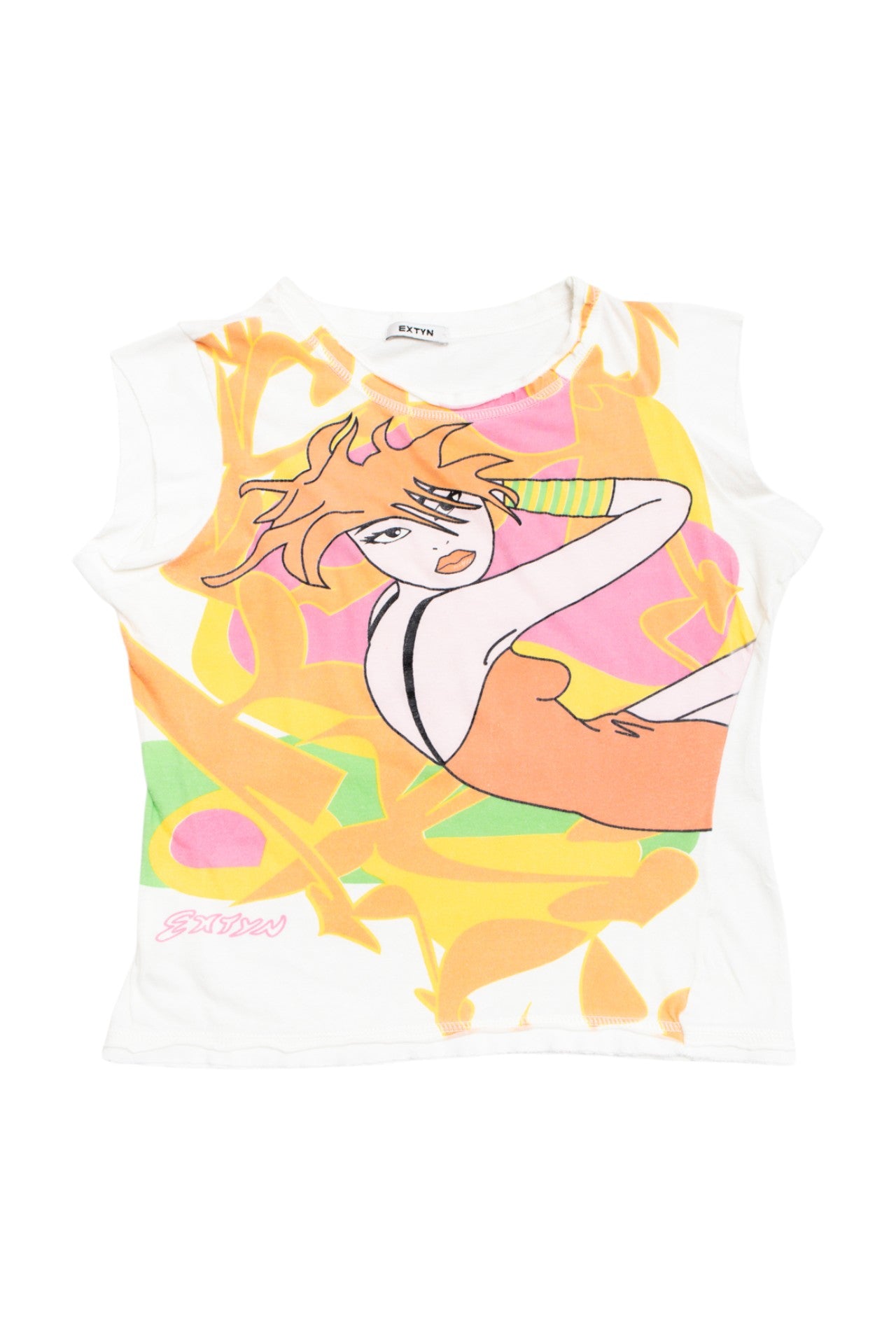 #225 Extyn graphic cotton tee | c. 159 | size 8