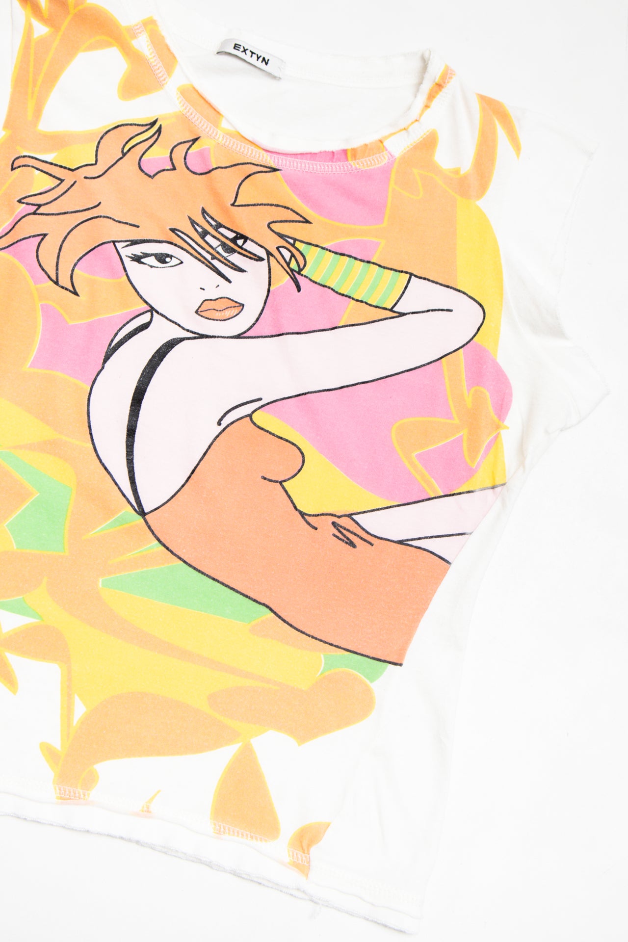 #225 Extyn graphic cotton tee | c. 159 | size 8