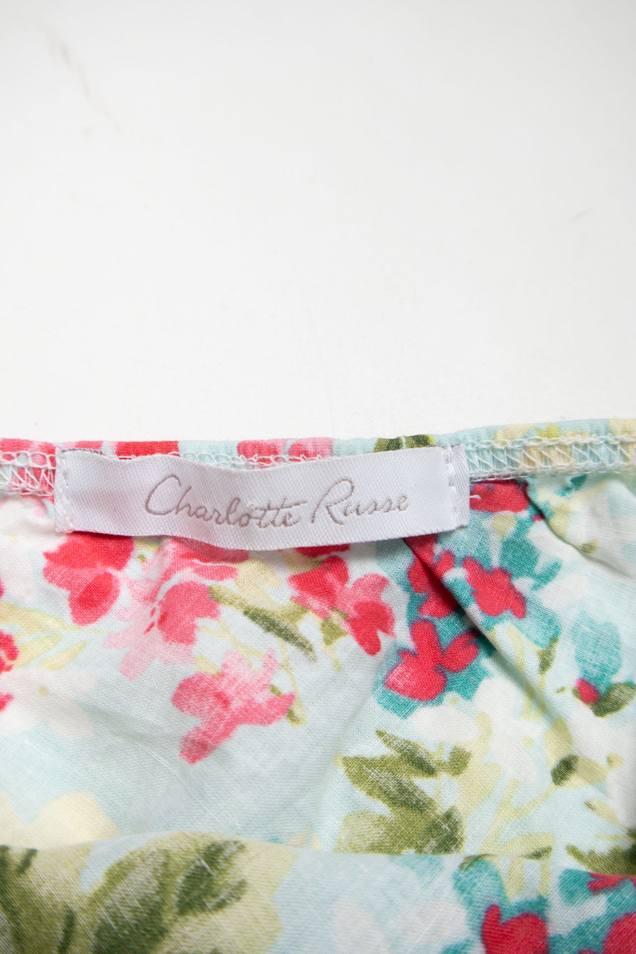 #59 Charlotte Russe floral halter | c. 153 | size 8