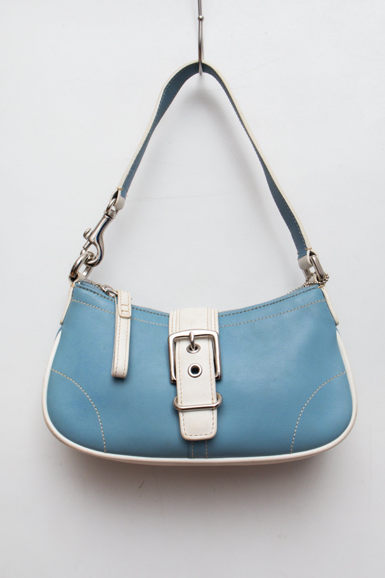 #103 Coach Leather Demi Shoulder Bag