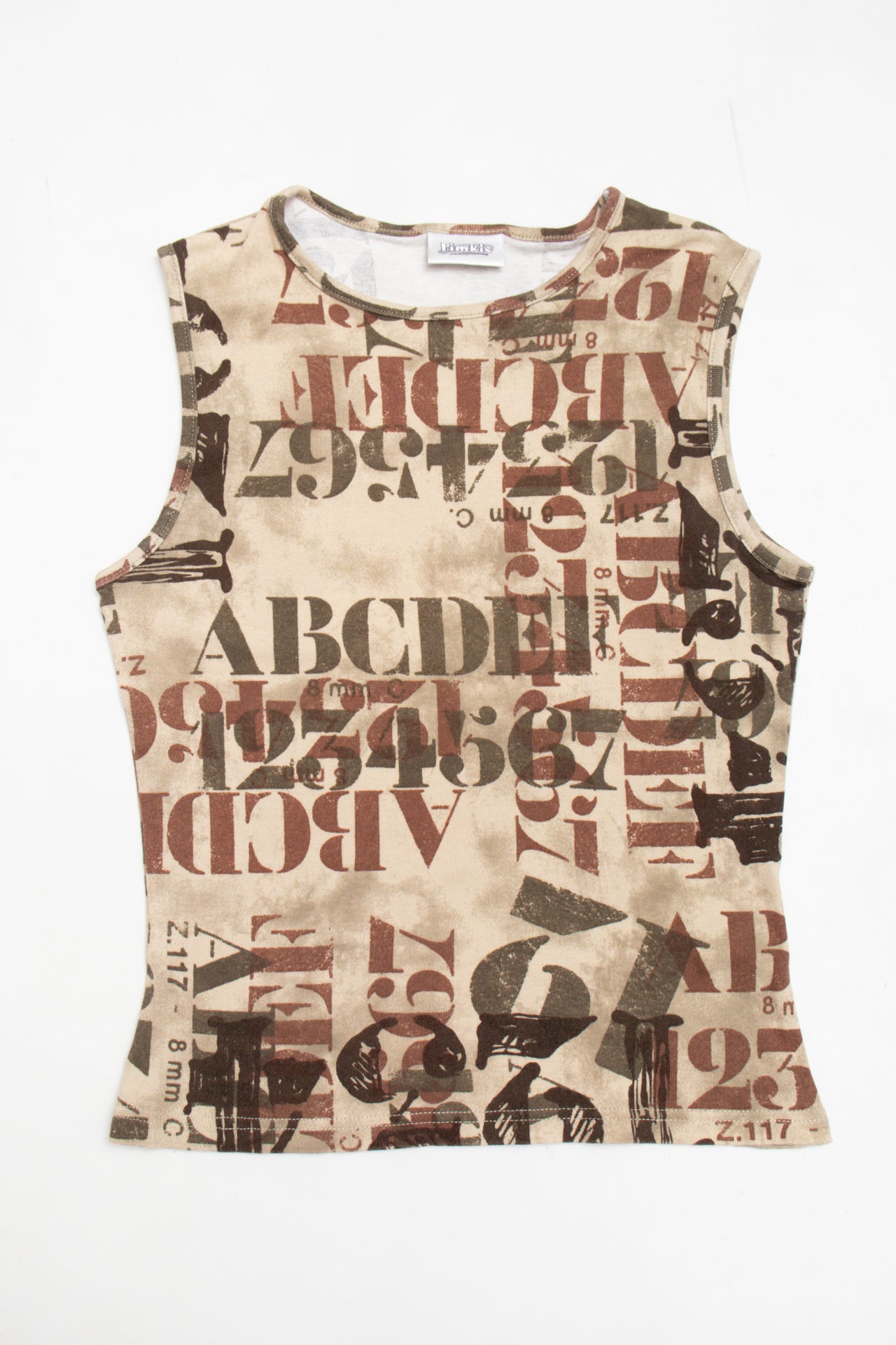 #233 Pimkie alphabet tank | c. 159 | size 8
