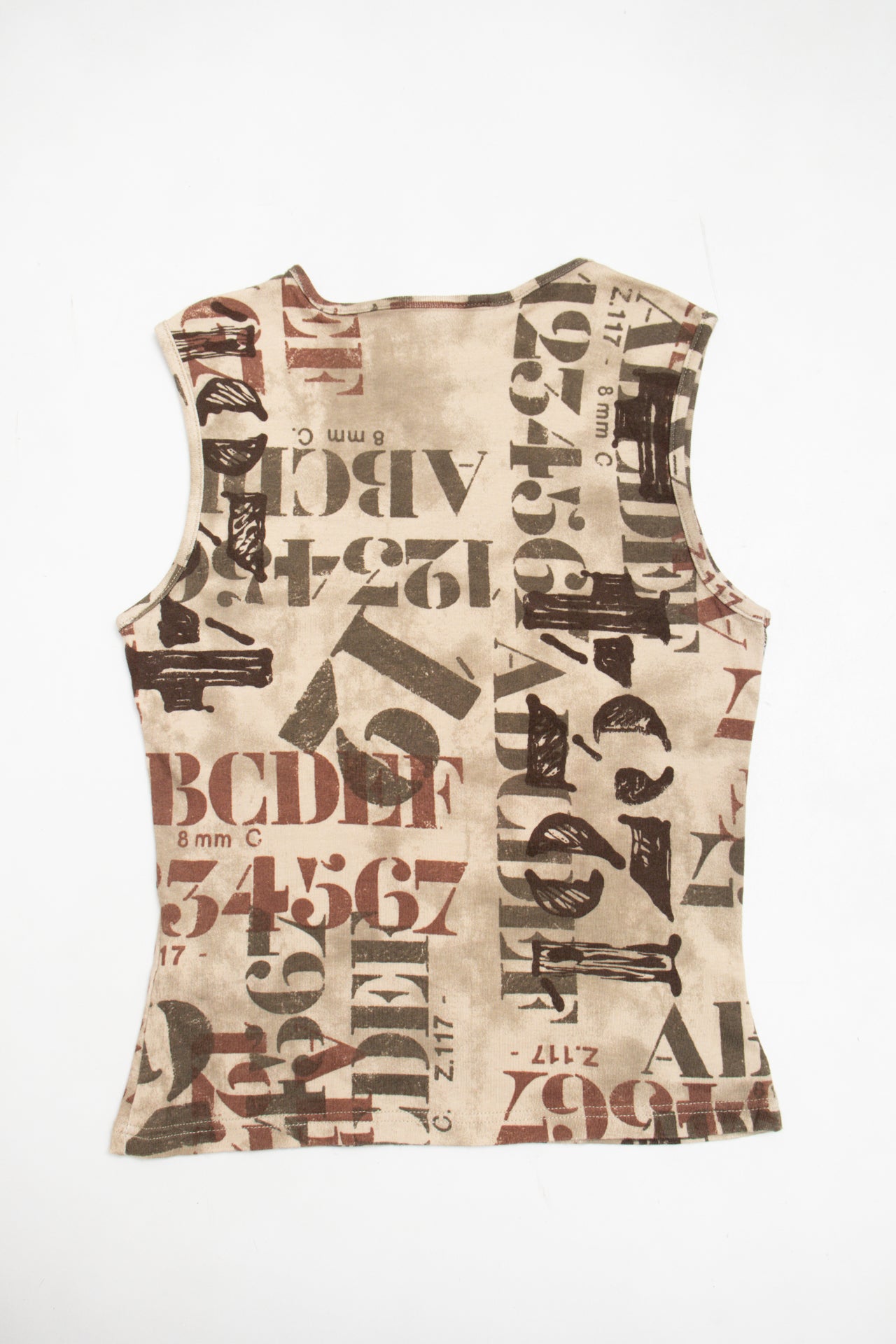 #233 Pimkie alphabet tank | c. 159 | size 8