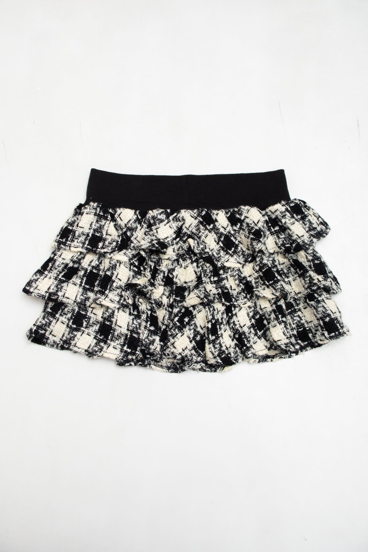 #241 Colza tweed print skirt | c. 159 | size 8