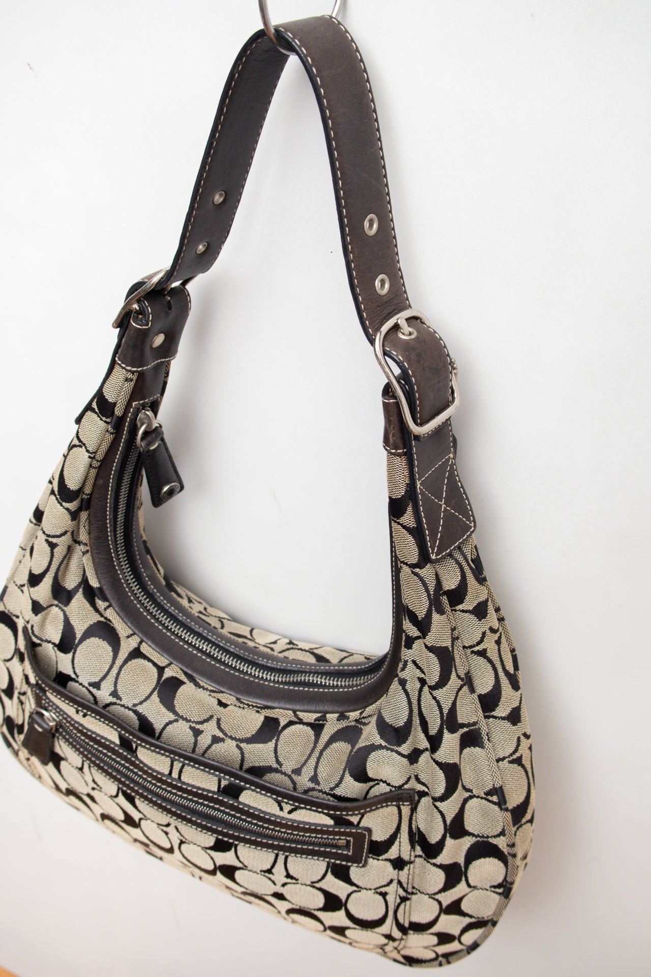 #246 Coach monogram handbag | c. 159