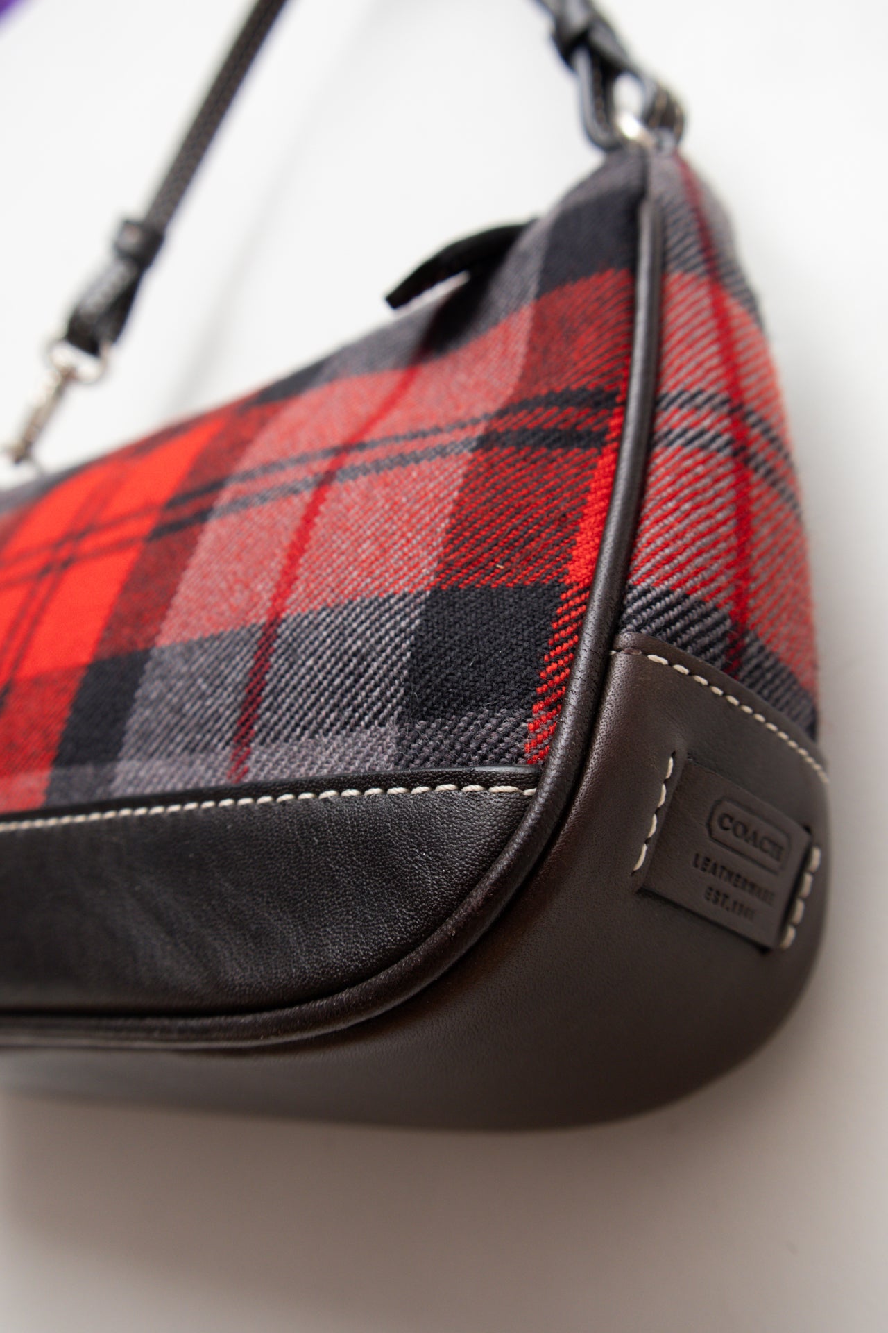 #248 Coach plaid demi bag | c. 159