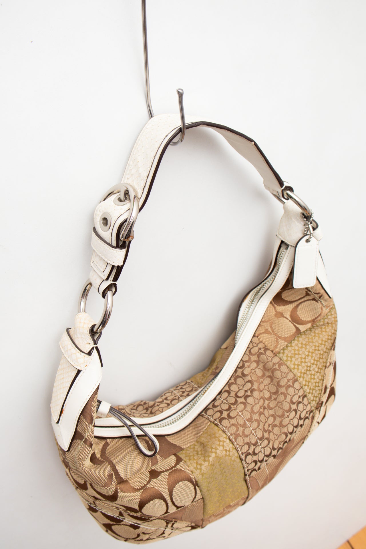 #249 Coach patchwork monogram bag | c. 159