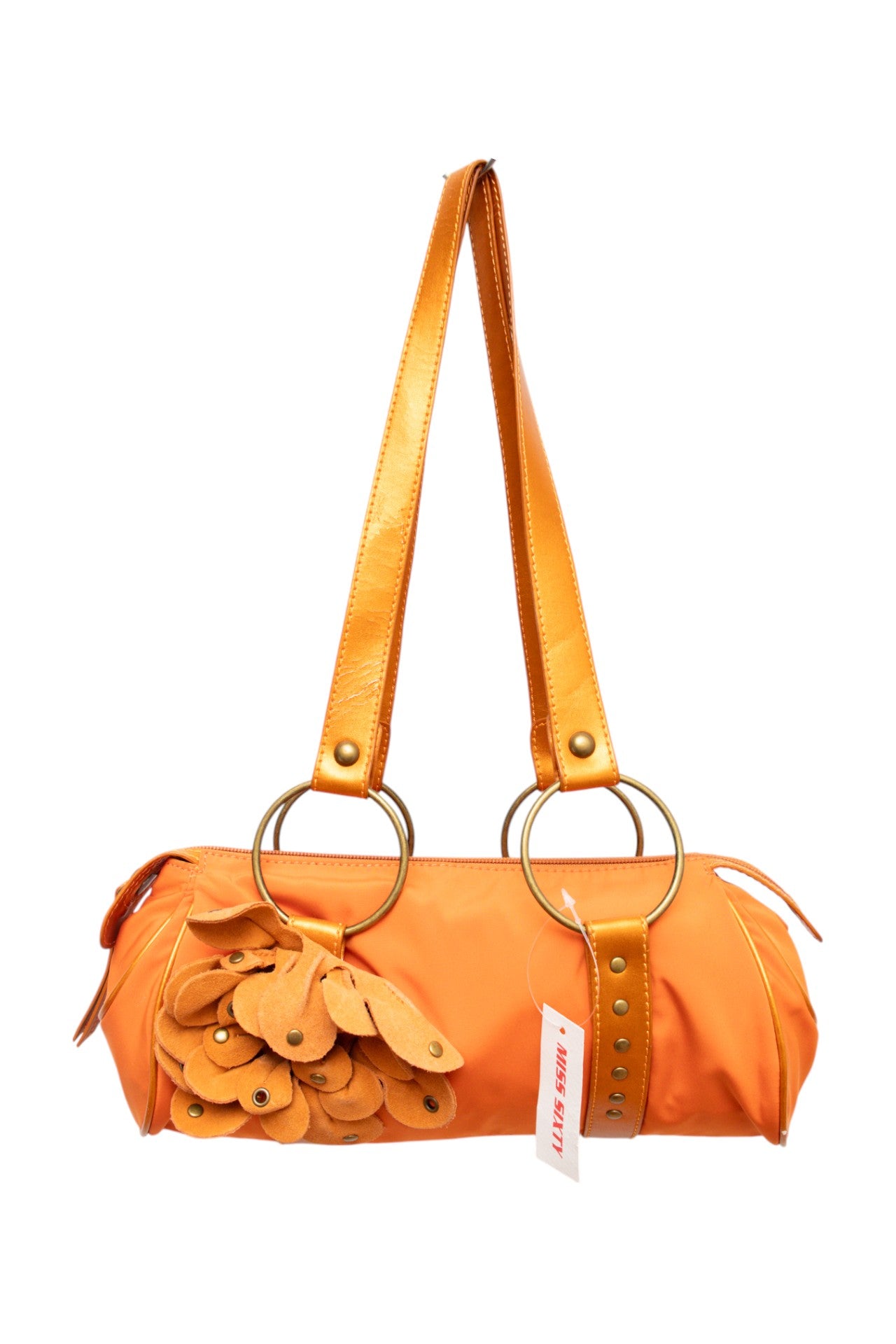 #251 Miss Sixty orange flower bag | c. 159