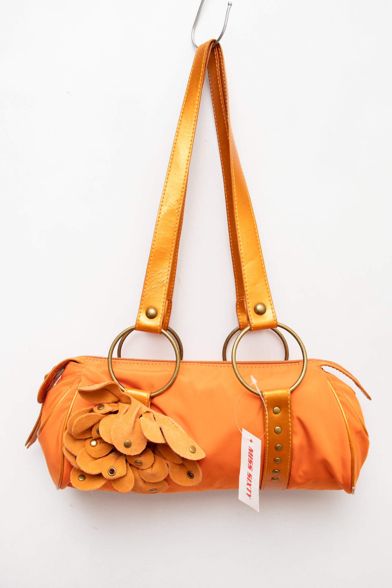 #251 Miss Sixty orange flower bag | c. 159