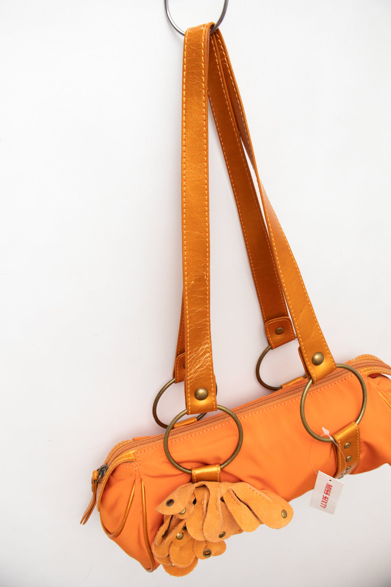 #251 Miss Sixty orange flower bag | c. 159