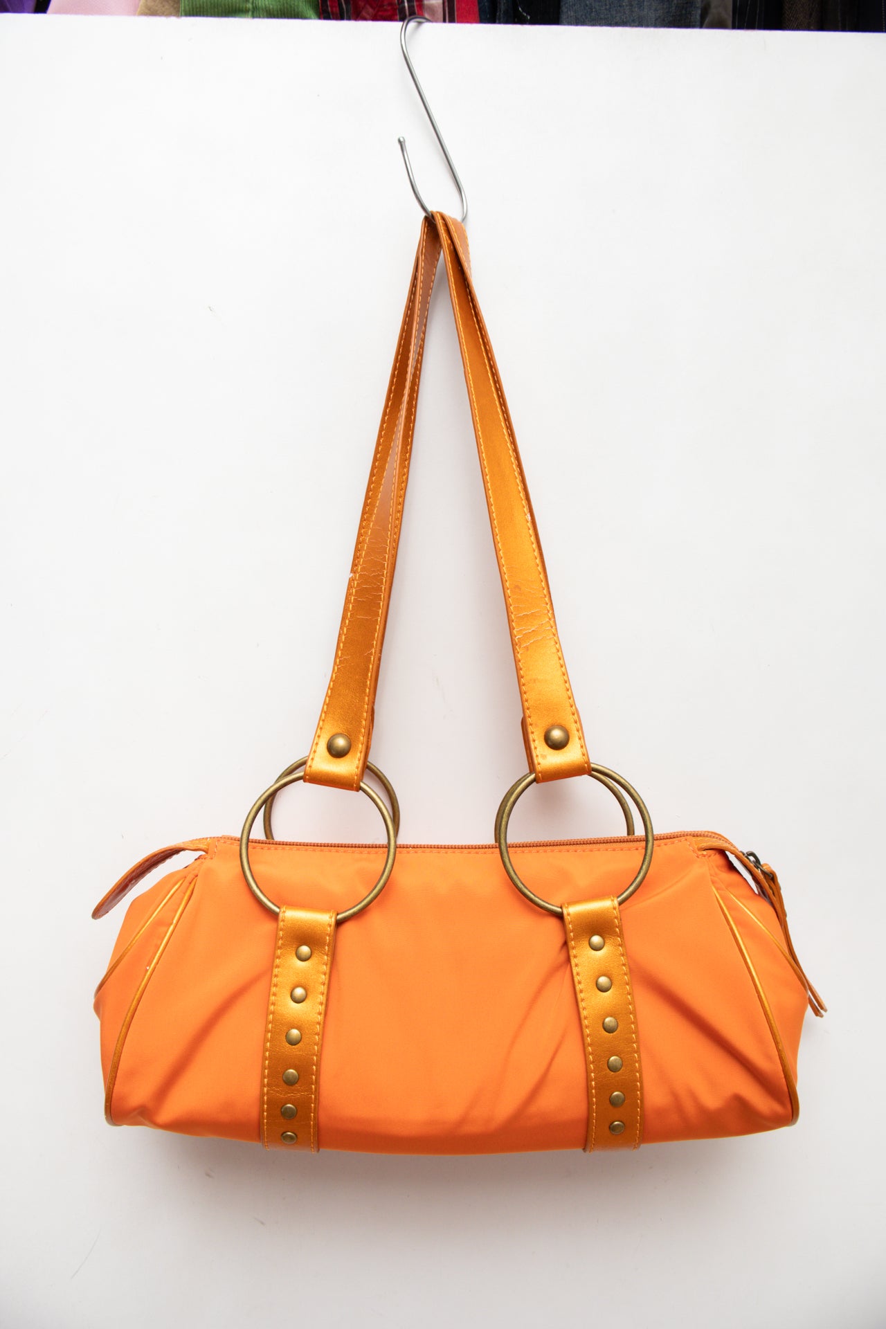 #251 Miss Sixty orange flower bag | c. 159