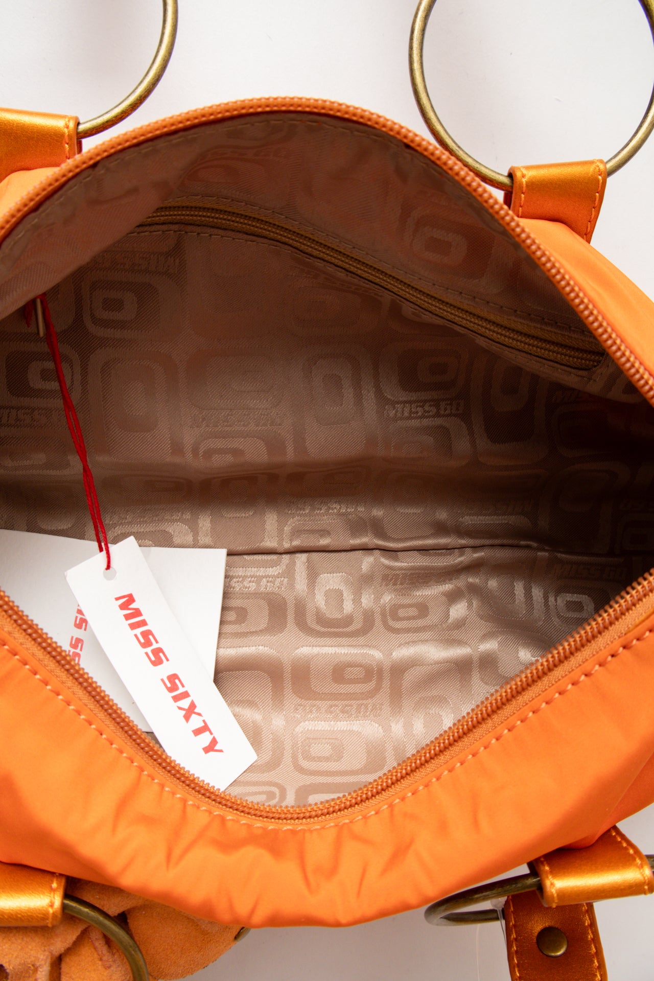 #251 Miss Sixty orange flower bag | c. 159