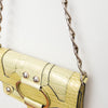 #252 Crocodile print *green guess bag | c. 159