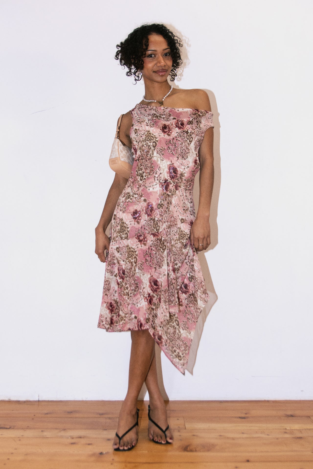 Connected Sleeveless Midi Dress Beige | c. 166 | Size 10