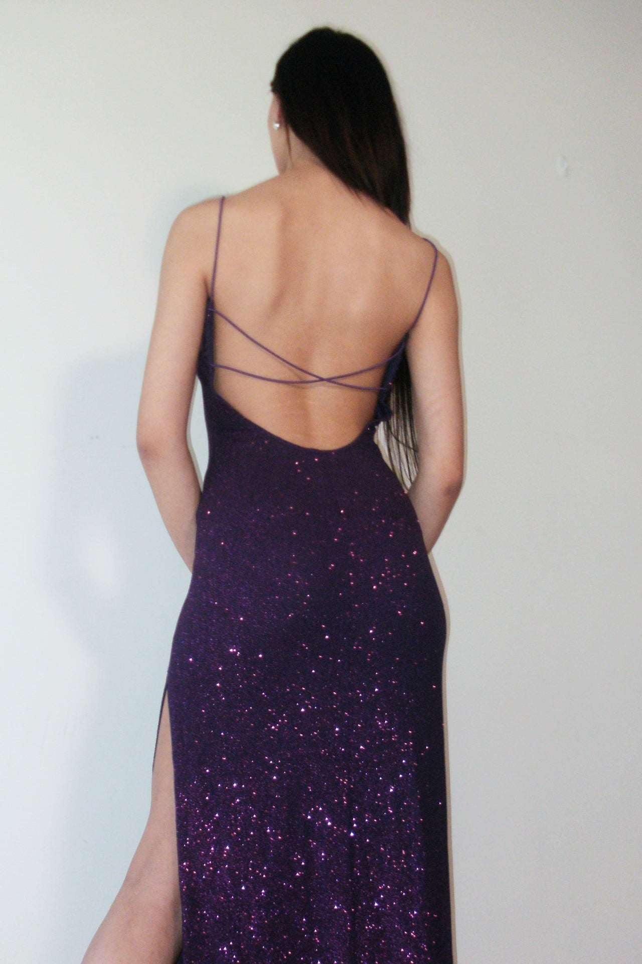 #267 Steppin Out glittered maxi dress | c. 163 | size 10