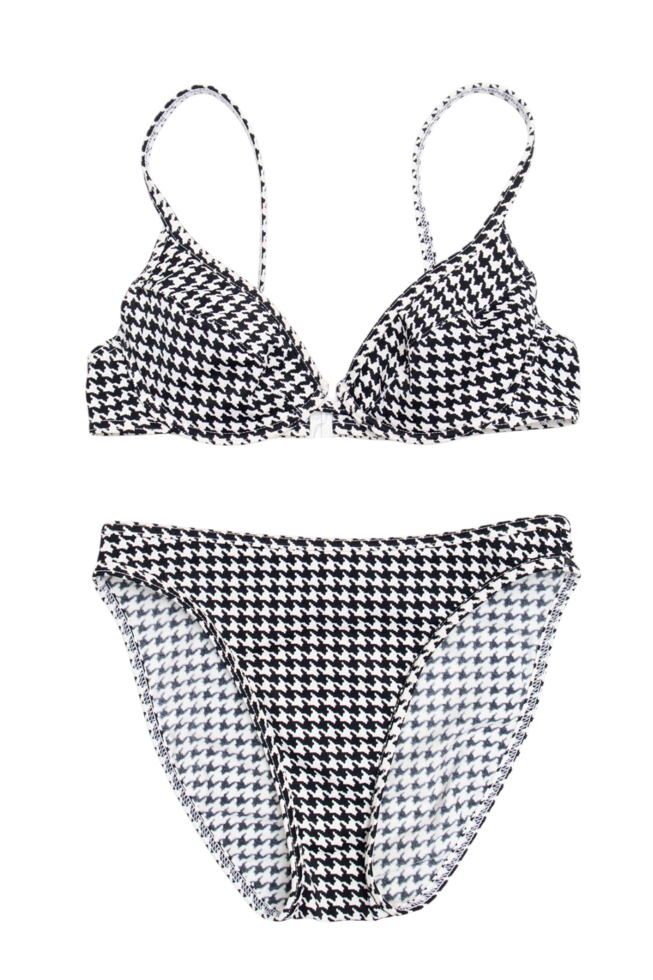 #01 Beach Time Black and White Bikini Set | Collection 139 | Size 4/6