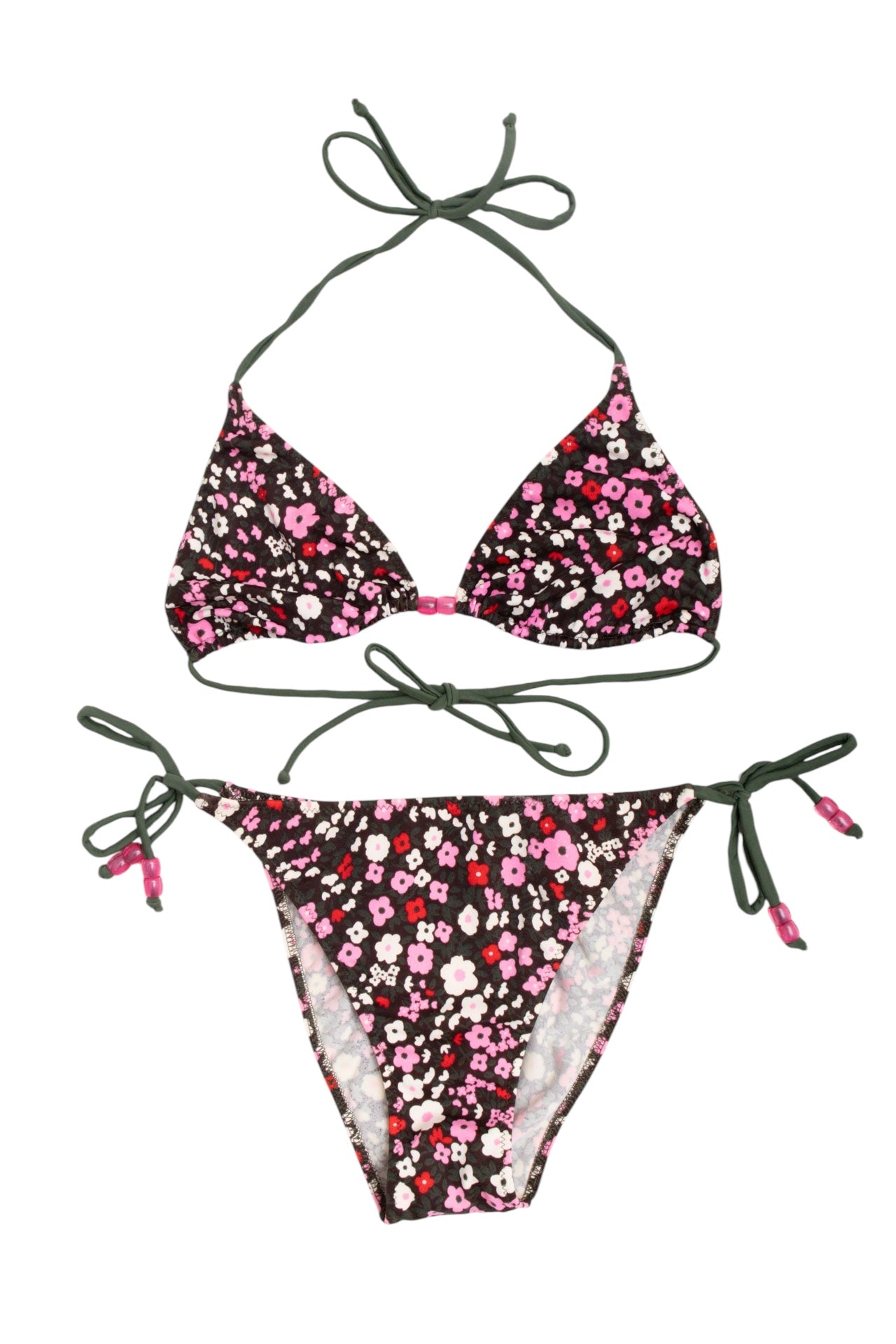 #08 Cobey Brown Floral Bikini Set | Collection 141 | Size 6