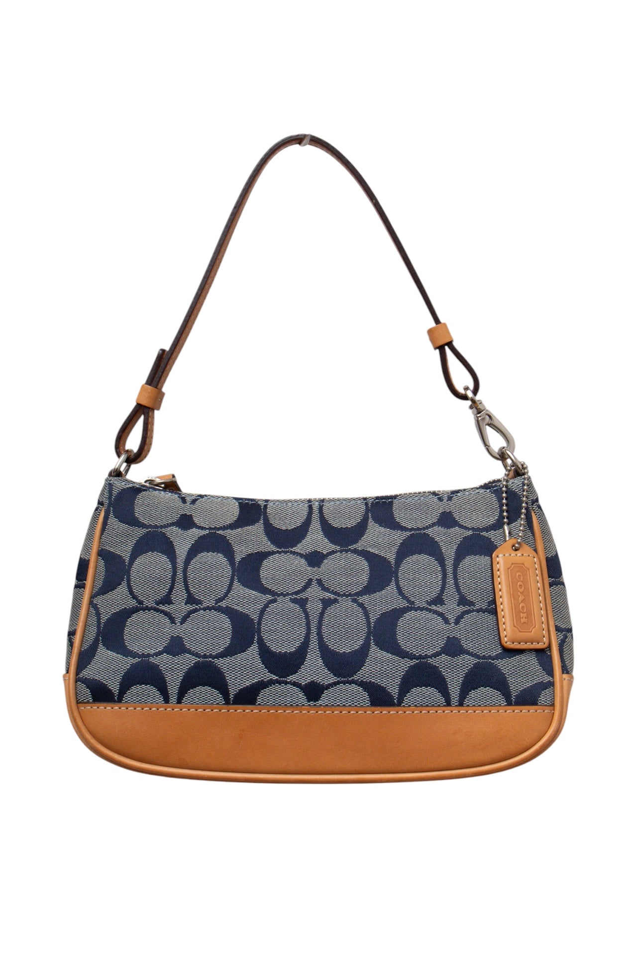 #69 Coach Navy Monogram Demi Bag | Collection 142