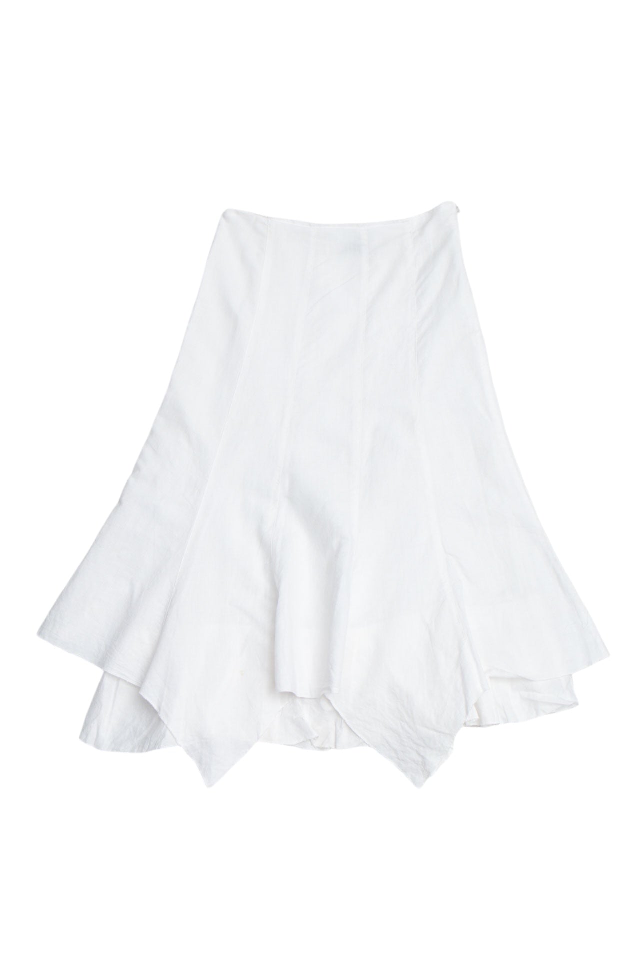 #52 Serreta White Linen Skirt | H20 | Size 8/10